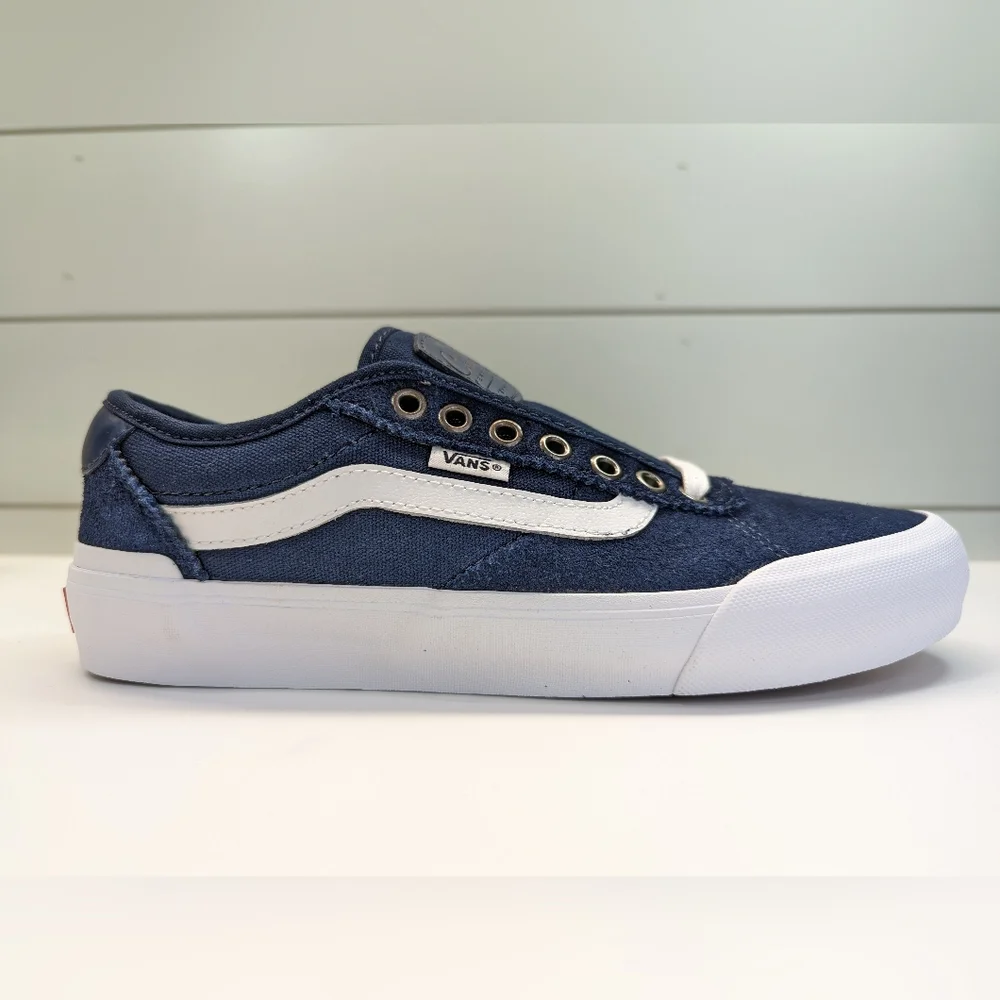 Vans Old Skool Chima Ferguson PRO 2 Navy White Suede Skateboard Sneakers Men 8